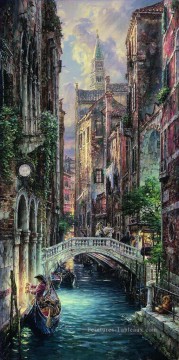  cityscape Art - Deja vu des scènes modernes de ville de Venise